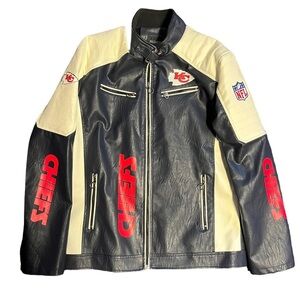 Vintage Kansas City Chiefs Leather Jacket